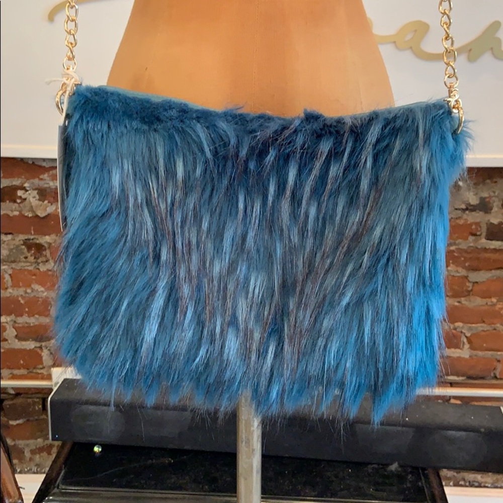 Vegan fur purse